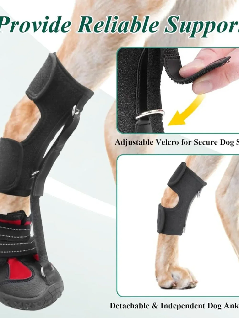 Strap-On Drop Foot Brace (No Knuckling Boot Brace)